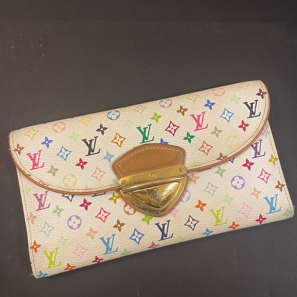 Louis Vuitton x Murakami Monogram - Joey long Wallet - EUC - Authentic